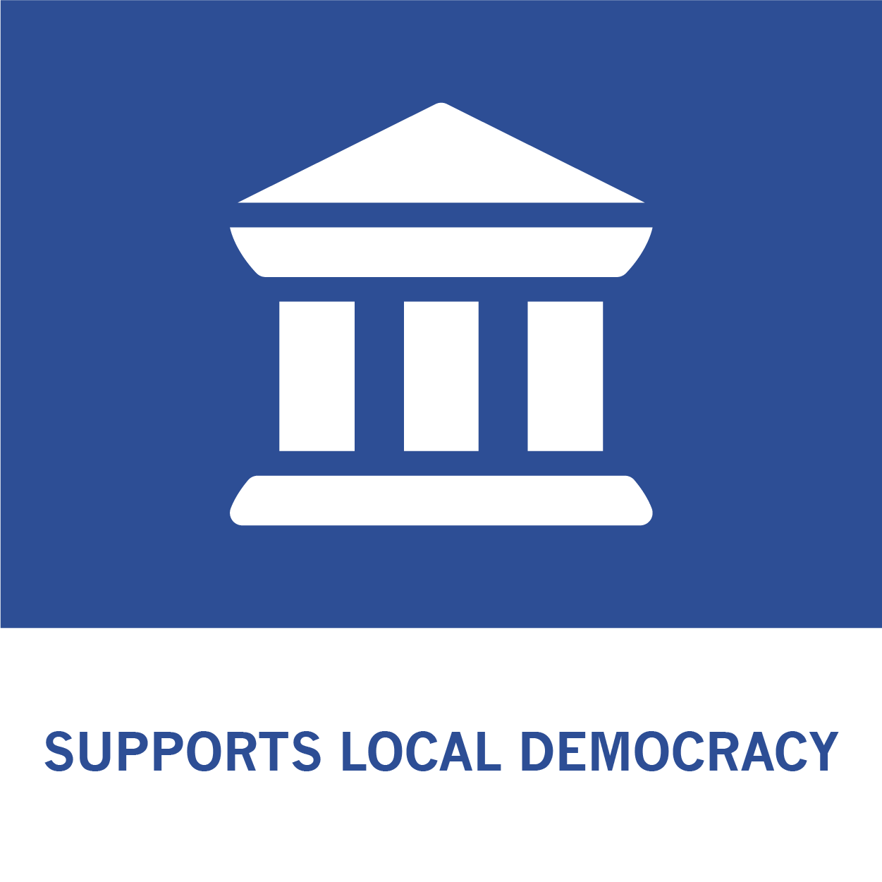 door-Maintains local democratic link